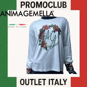 Блуза Anima Gemella, 95% вискоза, 5% еластан, размер XS, Италия